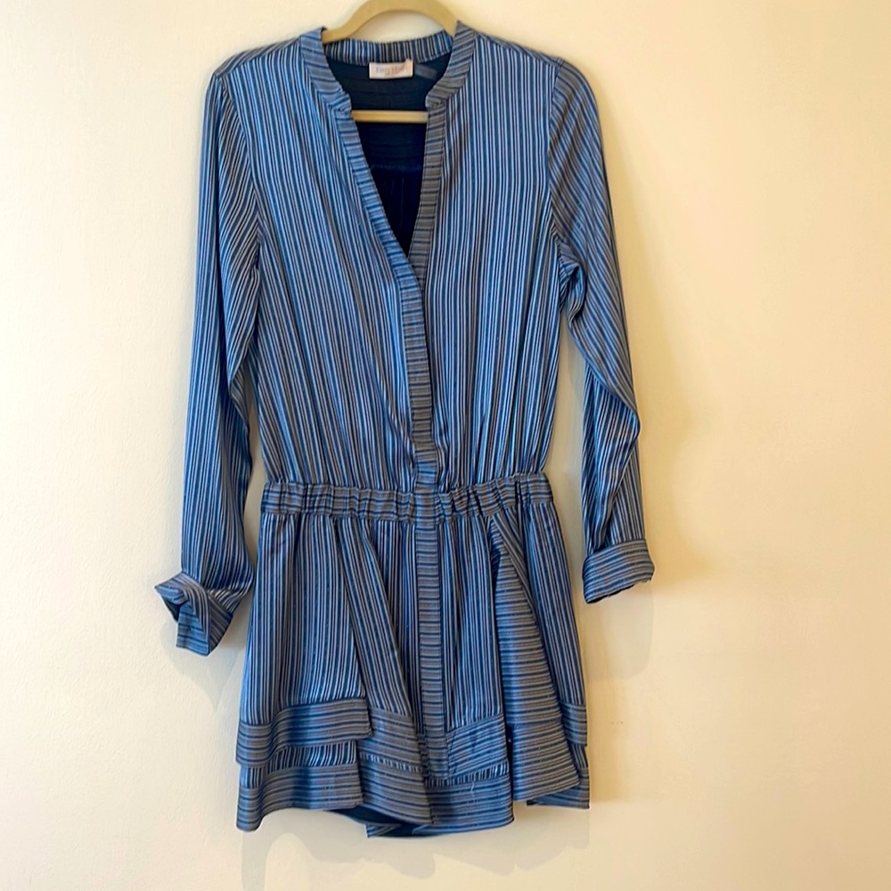 Ramy Brook Metallic Mini Dress Size Small